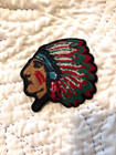 New Polo Ralph Lauren Rugby Sportsman Chenille Indian Chief Head Sew On Patch