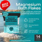 Dead Sea Magnesium Bath Flakes Muscle Foot Soak 14 Oz Bag - Us