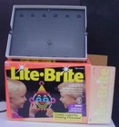 Lite Brite 1993 Hasbro Box 380 Glow Pegs Picture Paper Works   12 Color Pictures