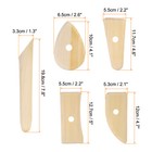 5pcs Pottery Ribs  Wooden Clay Ceramic Sculpting Tools Set