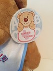 Hugfun Teddy Bear Share Bib With Infant Baby Boy Plush Stuffed Rattle Toy Nwt