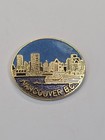 Vancouver Bc Canada Travel Souvenir Pin British Columbia Skyline