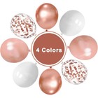 Nobledecor Rose Gold Balloons 50 Pcs Metallic 50 Count  pack Of 1  