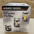 New Black   Decker Home Lids Off Deluxe Jar Opener Jw275 Never Used 