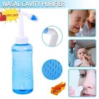 Nasal Flush Kit Neti Pot Sinus Rinse Nose Wash Bottle 300 500ml Saline X7a9