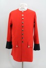 Red Wool Sleeved Waistcoat With Blue Cuffs - 1754 Virginia Regiment - Size 42