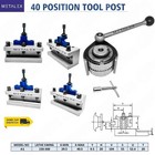 A1 Multifix 40 Position Quick Change Tool Post 540-100 Holder A1d2090 A1b2090