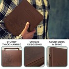 Bible Cover Case For Women And Men     Leather Bible Carrying Bag Extra Large S   