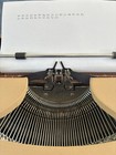Vintage 1957 Sears Tower President Portable Typewriter Tested Functional W  Case