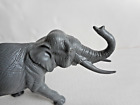Vintage Marx Large Hard Plastic Elephant Jungle Animal Fo Set  3716 Excellent