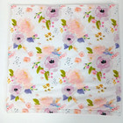 Pink Floral Baby Girl Lovey 17  Soft Security Blanket Charlotte Rose Embroidery