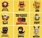 2026 Mcdonald   s Hello Kitty Godzilla Happy Meal Figure Complete Set Of 8 In Hand