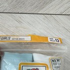 Fruit Of The Loom Girls Size 12 Cotton Briefs 6 Pack Tag Free Pastel New Sealed