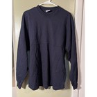 Spirit Jersey Unisex Size Medium Long Sleeve T-shirt Navy Blue Orange Denver Co