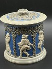 Antique Tabacco Jar   Villeroy   Boch  Marked Bottom 