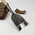 Rounded Timber Chisel     Hand-forged Steel  Ash Handle  Sheath  Heavy Duty
