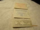 Stamp Booklets 1954 Canada Set Of Stapled 1c 4c 5c Queen Stamps