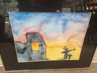 Original Native American Water Color  Unsigned
