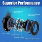 G9000 Stereo Gaming Headset For Ps4 Pc Xbox One Ps5 Controller  Noise Cancelling