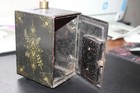 Antique Tin Keyless Lock Co   the Keyless Savings Bank  Coin Bank Nice Used Cond
