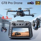 Rc Drone 8k Hd Dual Camera Brushless Quadcopter Optical Flow 20min Flight