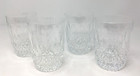 Waterford Crystal Colleen 12 Oz Flat Tumbler Dof Glasses 4 Piece Set 4 1 2  Mint