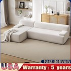 108  L-shaped Boneless Sofa  Boneless Modular Cloud Couch Sectional Left Chaise