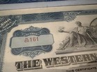 Lot Of 20 Western Pacific Railroad Company Stock Certificate Shares Blue Common