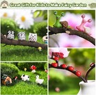 172pcs Miniature Fairy Garden Accessories - Animal Figurines And Mini Landscapes