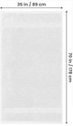Luxurious Jumbo Bath Sheet  35 X 70 Inches  - 600 Gsm Utopia Towels