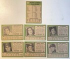 1971 Topps Baseball Hof Seaver Robinson Kaline Carlton Niekro G-vg Lot  90