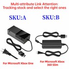For Microsoft Xbox One  Xbox 360 Slim Console Adapter Brick Charger Power Supply