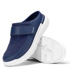 Fitville Mens Wide Slippers Slip-on Mules Clogs For Swollen Feet Indoors Walking
