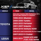 Ksp 4pcs 1 25  6x5 5 Hubcentric Wheel Spacers For Toyota Tacoma 4runner Tundra