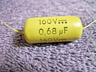 0 68uf 160v 10  Mullard Mustard Capacitor Nos Vintage  1 Pc   Plexi - Marshall