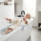Bathtub Safety Rail Height-adjustable Shower Grab Bar W  Handles For Elderly