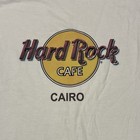 Vintage Hard Rock Cafe Cairo White T-shirt Xl  Rock   Pop Music