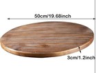 Farmhouse Round Wooden Table Top 19 7  Diy For Bistro Table Breakfast Table P   