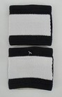 Nike Stealth Wristbands Single Wide Black  White