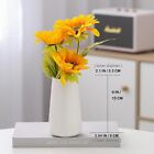 Bright White Vase 6    Ceramic Flower Vase For Home Decor  Table Shelf Living Room