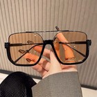 Vintage Trendy Lens Aviator Retro 70 s Sunglasses Large Oversized For Men Women