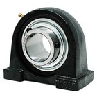 Ucpa207-22 Tapped Base Pillow Block Bearing 1-3 8  Bore Self-aligning 3lips Seal