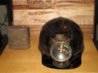Miners Comfo Cap    Carbide Lamp   Low Vein tiger Stripe -nice 