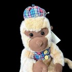 Plush Monkey Chimp Tags Pick A Pet Brooklyn Doll Toy Yellow Stuffed Animal 10 