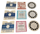View-master Bakelite Viewer Vintage Movie Reels Snow White Cinderella Tarzan Lot