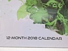 Calendar  Star Wars  2018 12 Month Calendar 10  X 10  