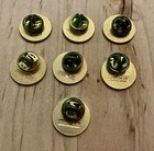 Lot Of 7 Vintage Enamel Glacier Waterton Hamfest  Souvenir Lapel Pin Montana
