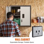 Uimoso Metal Wall Storage Cabinet W adjustable Shelf  Door  120-360 Lb Capacity