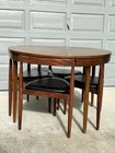 Mid 20th Century Danish Teak Hans Olsen For Frem Rojle Table And Chairs Set