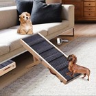 Adjustable Folding Dog Ramp Non-slip Portable Pet Steps Small Dogs Cats New
